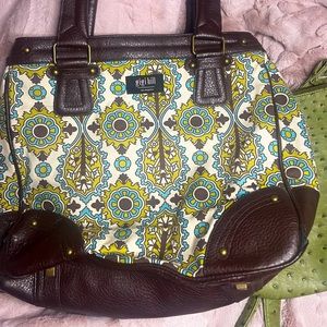Gigi hill NWOT tote, vegan ostrich crossbody and a rare unique mint green dream